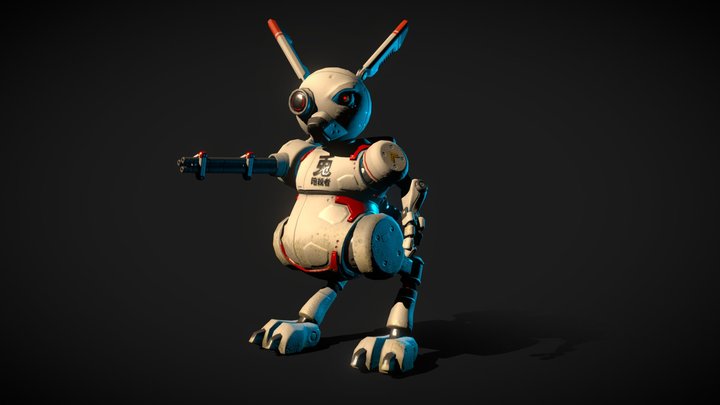 Urban Assault Bunny 3D Model