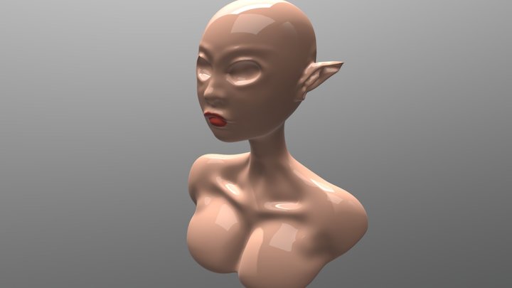 Elf Girl ( WIP ) 3D Model