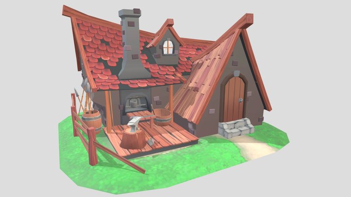 1DAE16_Brouckaert_Emilie_GameArtExam 3D Model