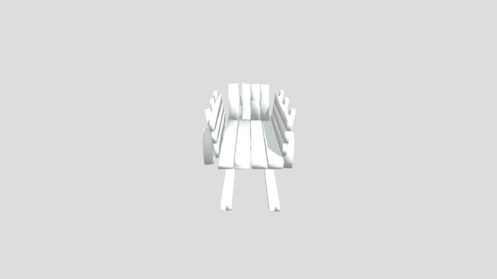 Wagon Assetblend (low Poly) 3D Model