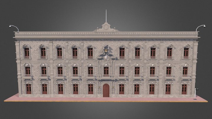 Palacio de Gobierno de Chihuahua 3D Model
