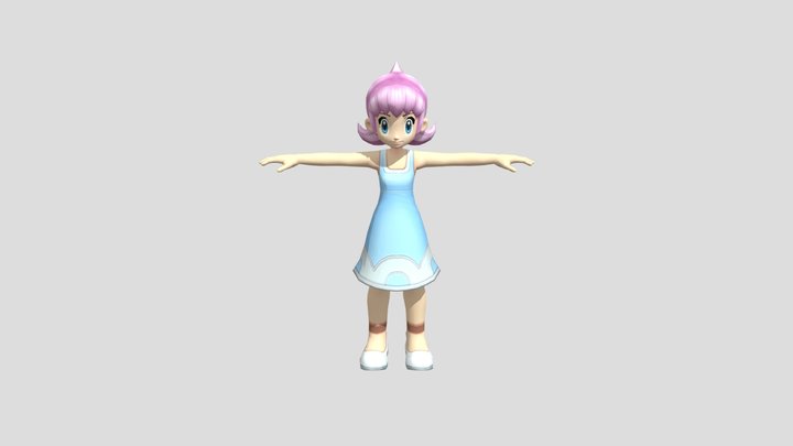 Little Girl 3D Model