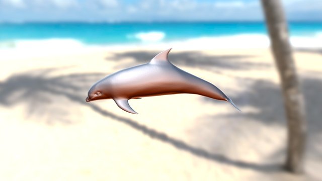 Delphin_Skulpt 3D Model