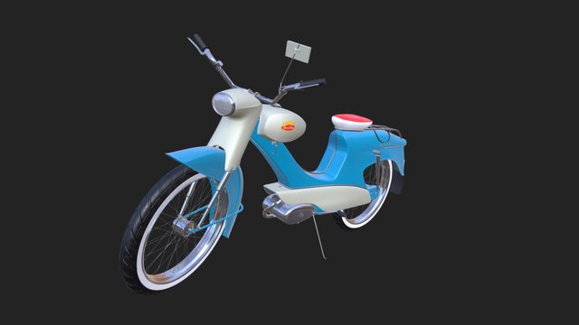 Solifer Export Moped 3D Model