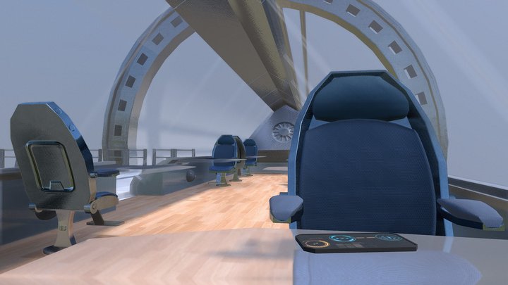 Hyperion-Train SyFy 3D Model
