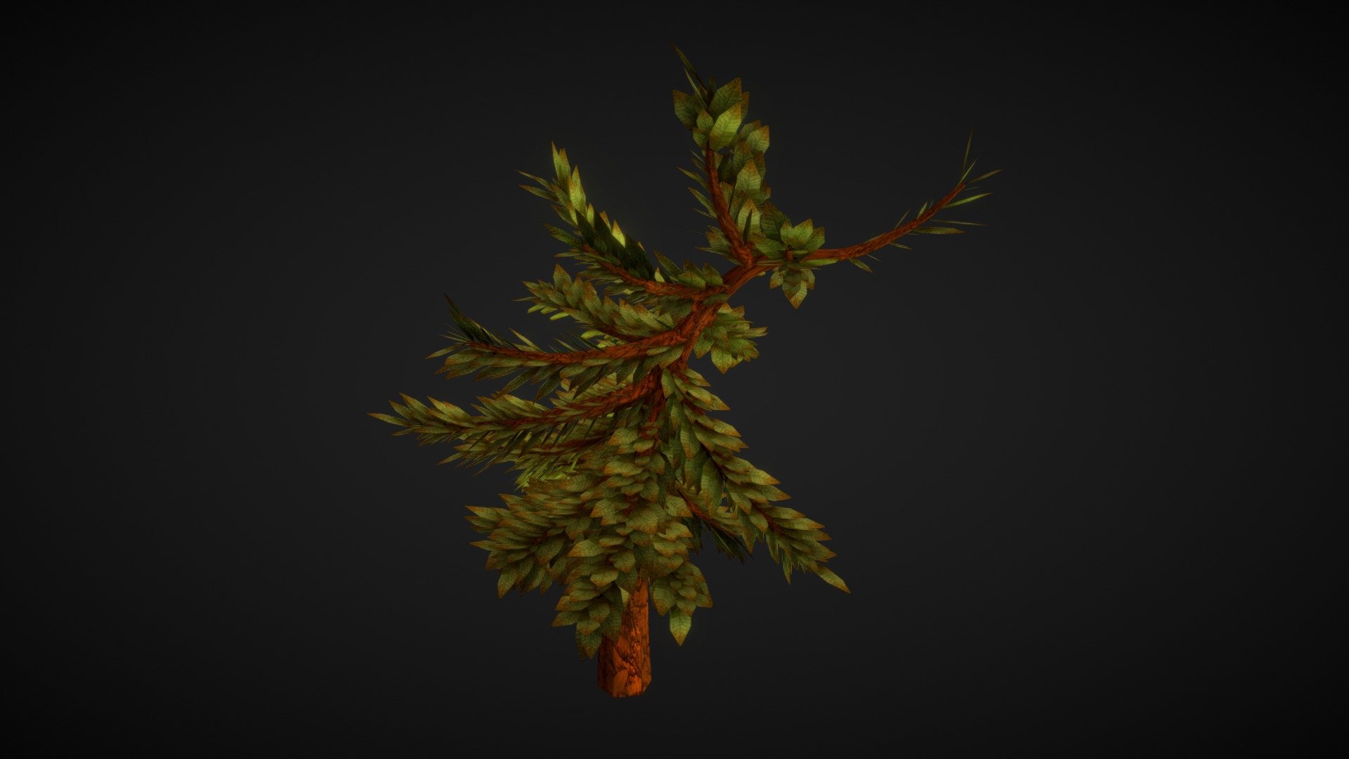 Low Poly Tree Assets for Game