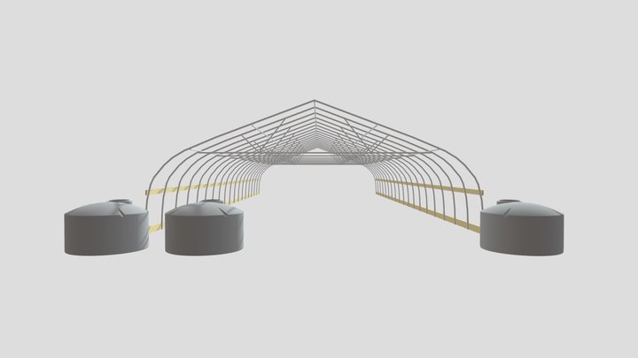 Whitaker Greenhouse 3D Model
