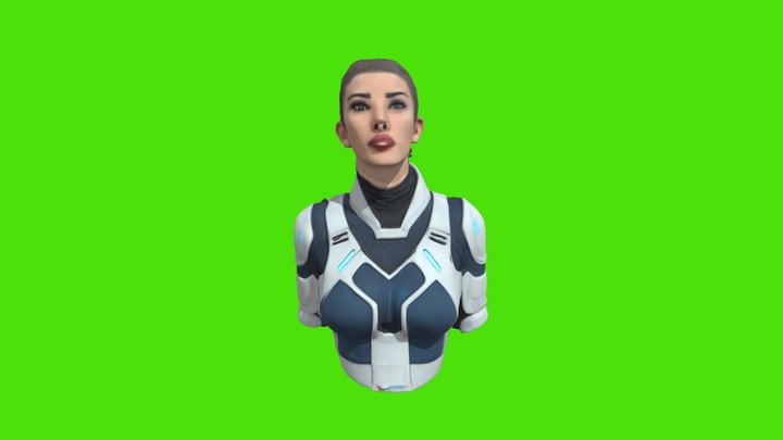 Nila robot half 3d model ftu
