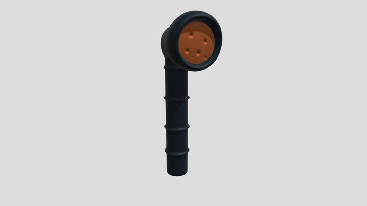 Human call from teletubbles rust 3D Model