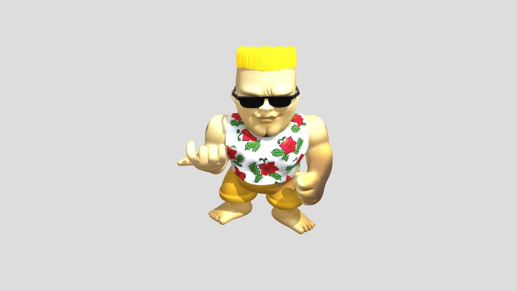 Hawaiian Surfer Dude