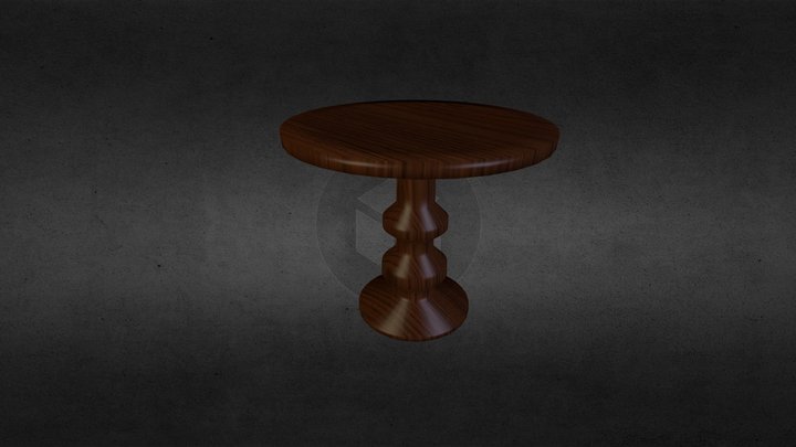 Round Table 3D Model