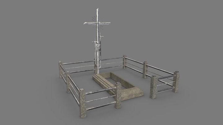 Silver-cross 3D models - Sketchfab