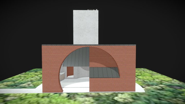 Frug House(1966) 2nd scheme 3D Model