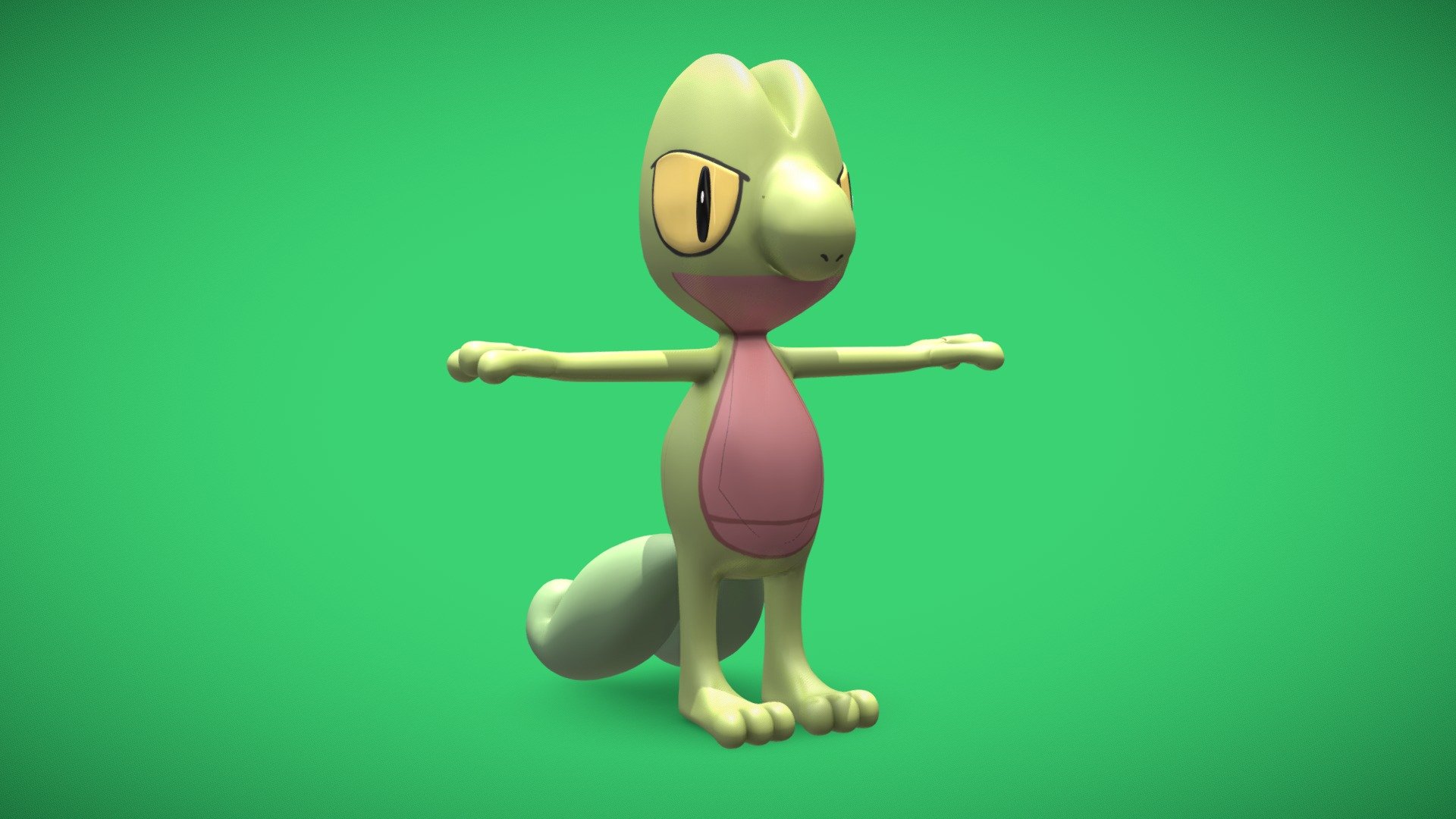 Treecko - Download Free 3D Model By JojoSp [de3e278] - Sketchfab