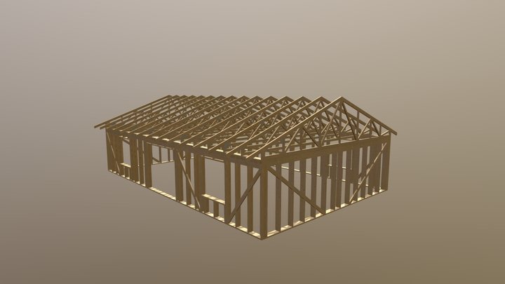 100m2 3D Model