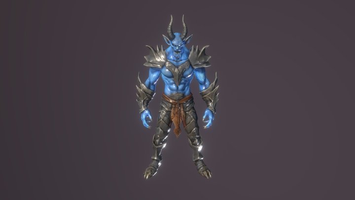 Darkhorn Warrior 3D Model