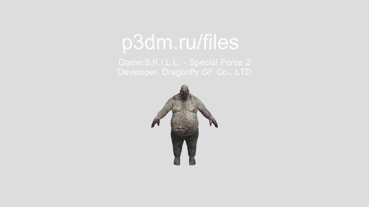 zombie_boomer 3D Model