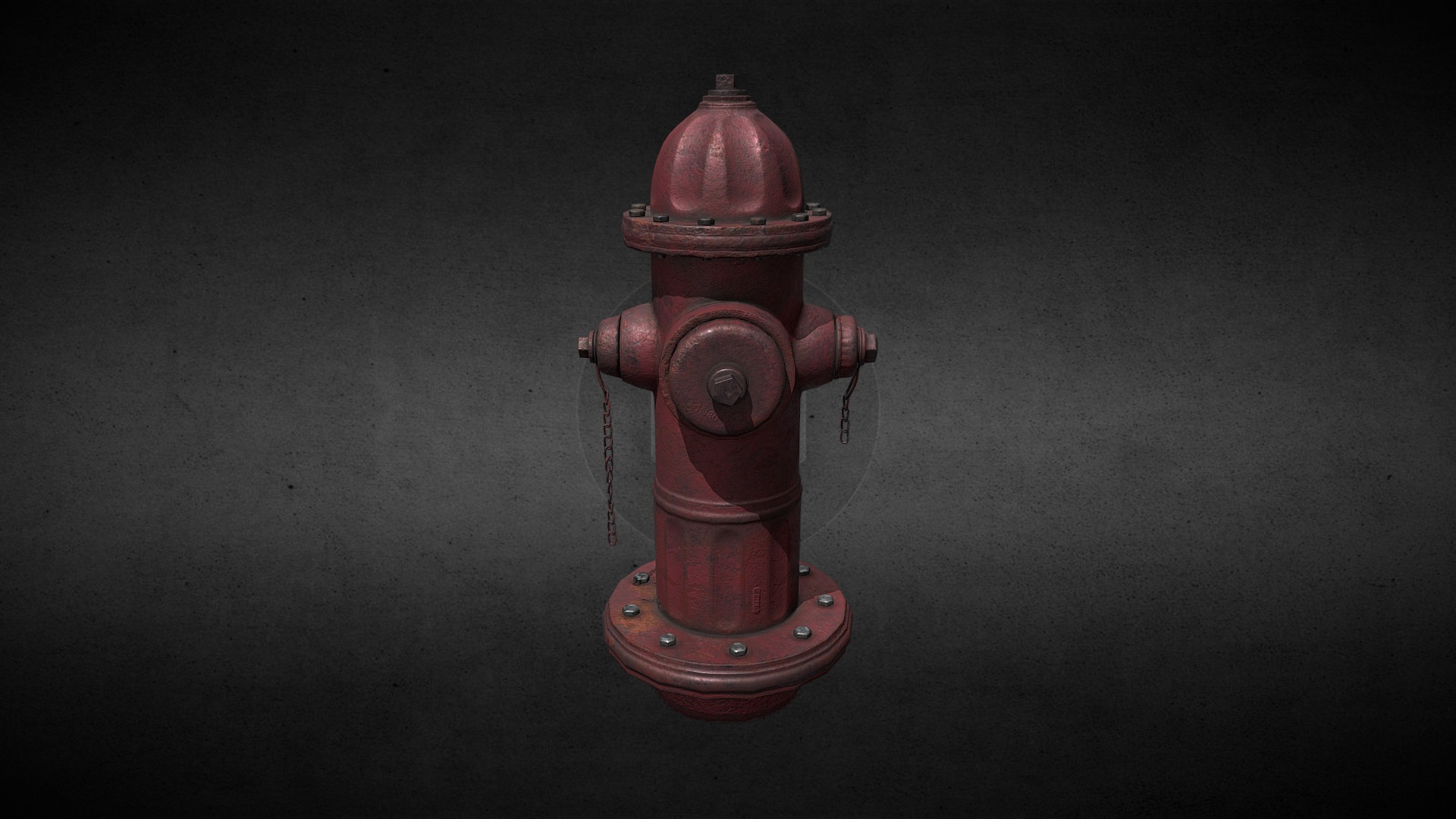 3D model FireHydrant - This is a 3D model of the FireHydrant. The 3D model is about a red fire hydrant.