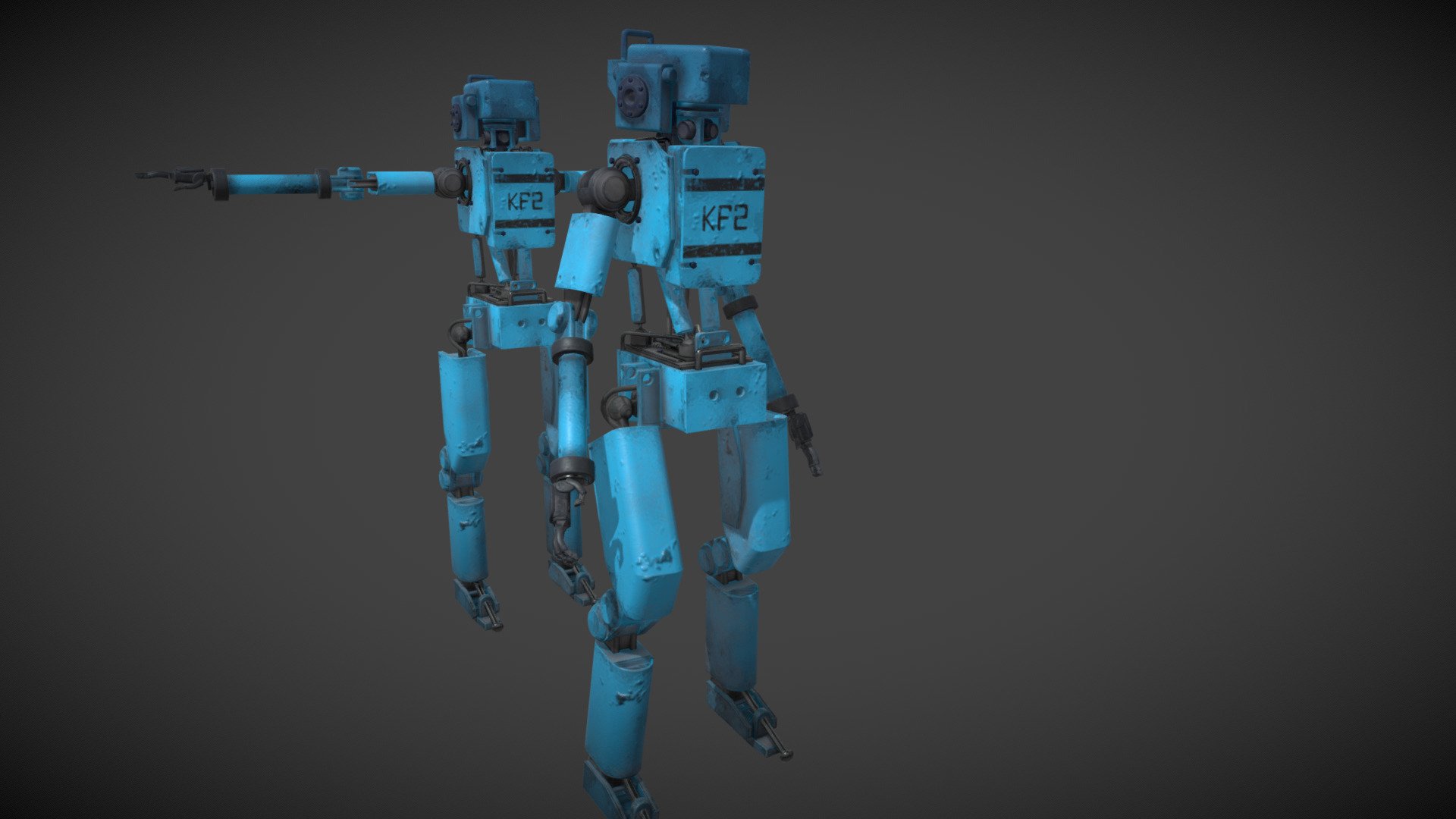 Robot KF2 - Download Free 3D model by efforya [de41de6] - Sketchfab