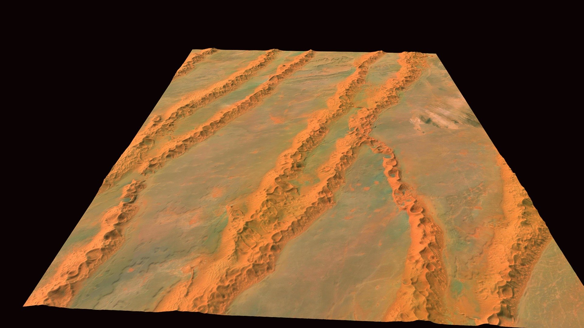 Network dunes, Algeria