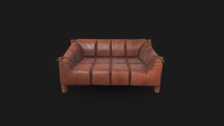 Sofa MP211 Loveseat 3D Model