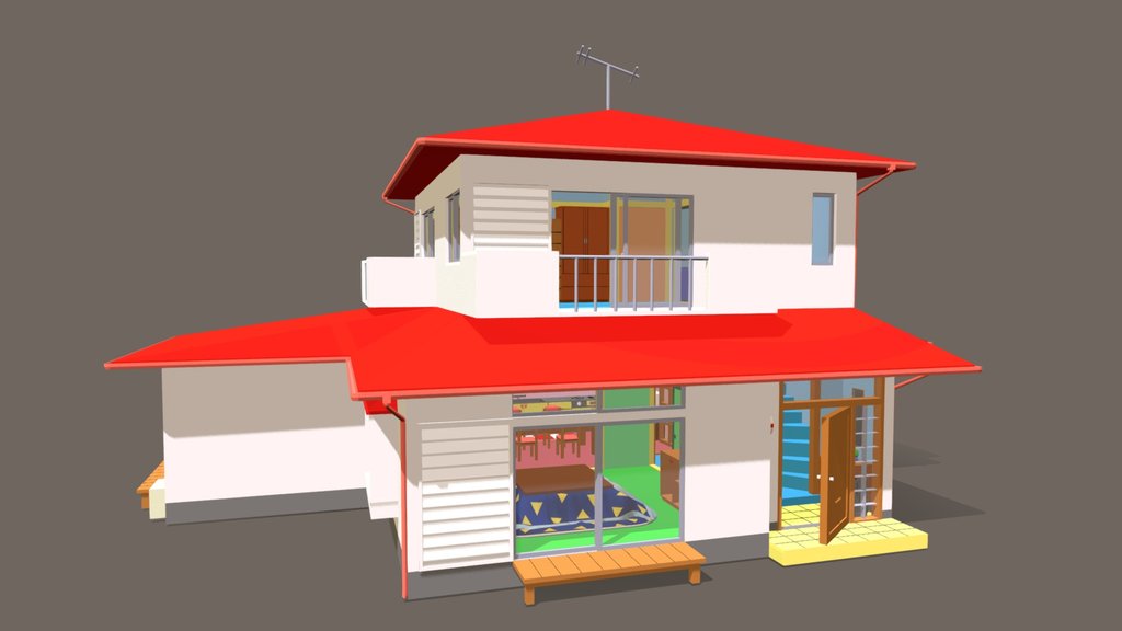 Crayon Shin-chan nohara house