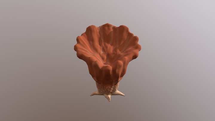 Flame Mushoom 3D Model