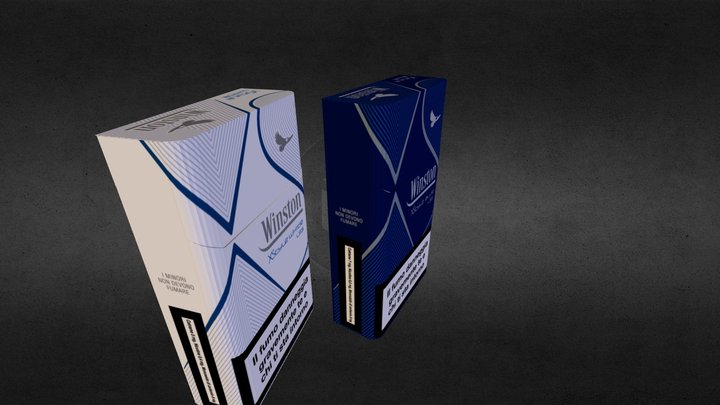 packets of cigarette 3D Model
