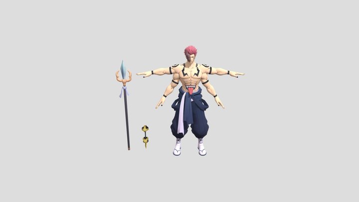 Ryomen Sukuna 3D Model