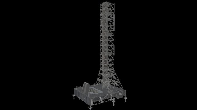 SLS Mobile Launch Pad 3D Model