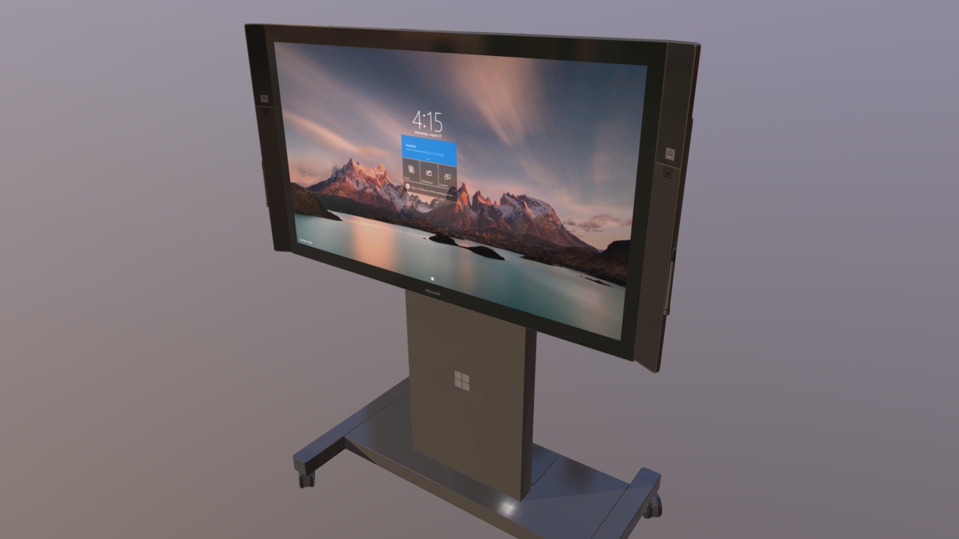 Windows Surface Hub 3D model by HardzGal [de4629b] Sketchfab