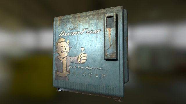 Fallout Inspired Vending Machine 3D Model