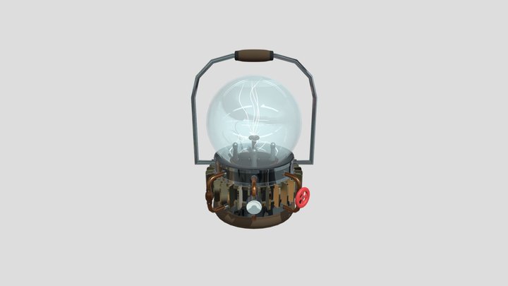 Tesla lamp 3D Model