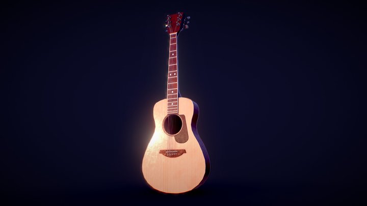 Guitar 3D Model