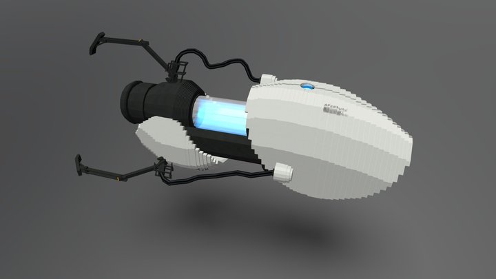 Minecraft Portal Gun 3D Model