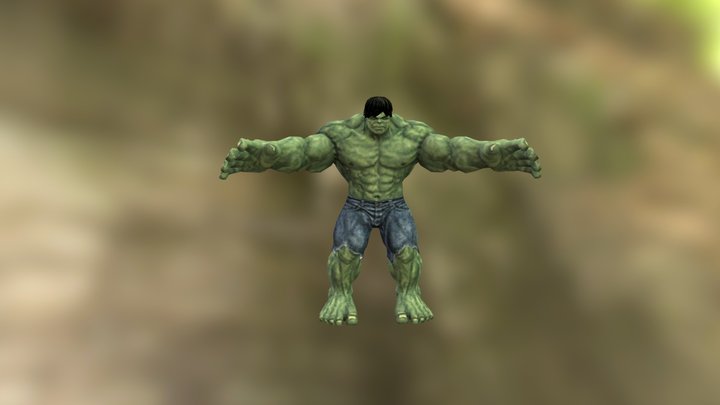 Incredible Hulk 3D Model