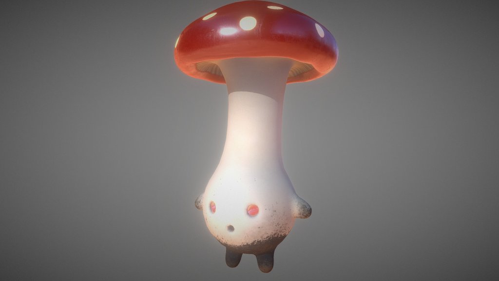 Mushroom Character 3d Model By Hhayes De47d2e Sketchfab 
