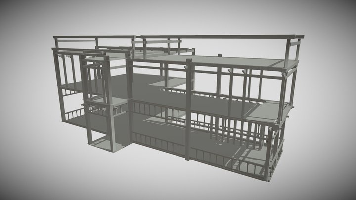 Manor House Frame 3D Model