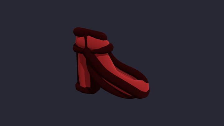 Red heel 3D Model