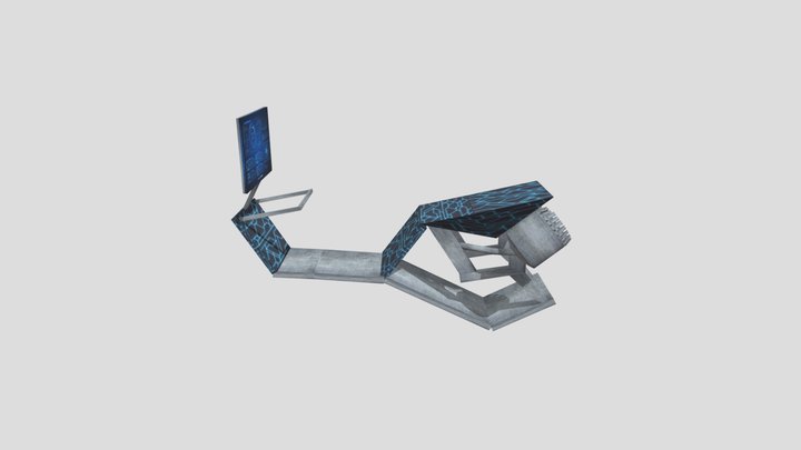 Sci- Fi Bike 3D Model