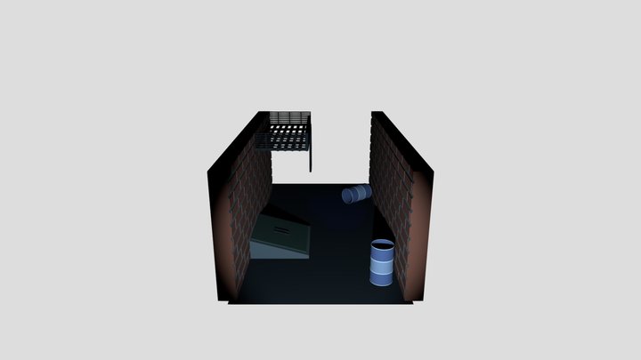Alley 3D Model