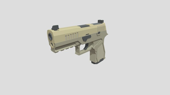 P320 M18 3D Model