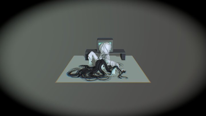 The Ring (Ghost lady) 3D Model