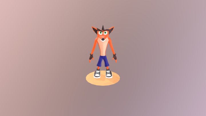 Crash Bandicoot 3D Model