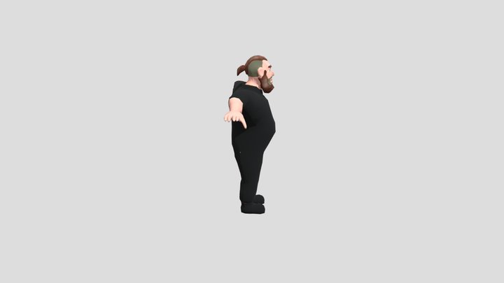 Prisoner Neighbor (RIGGED FBX) – Modello 3D gratuito STL