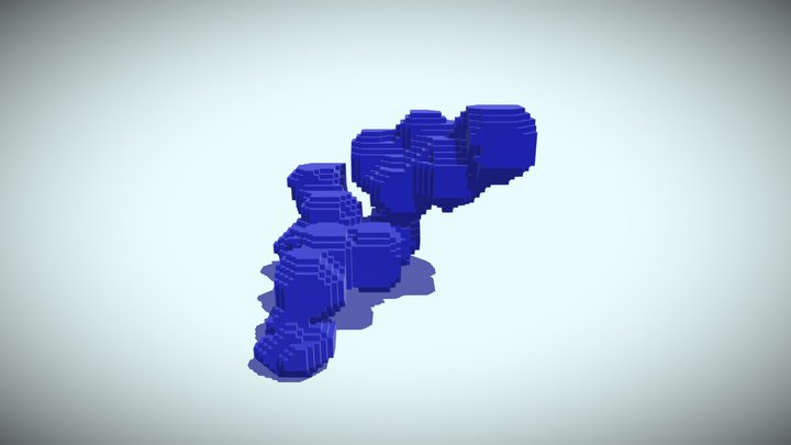 Elongated Cluster 3D Model