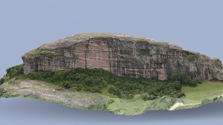 Pedra Pintada - Painted Stone 3D Model