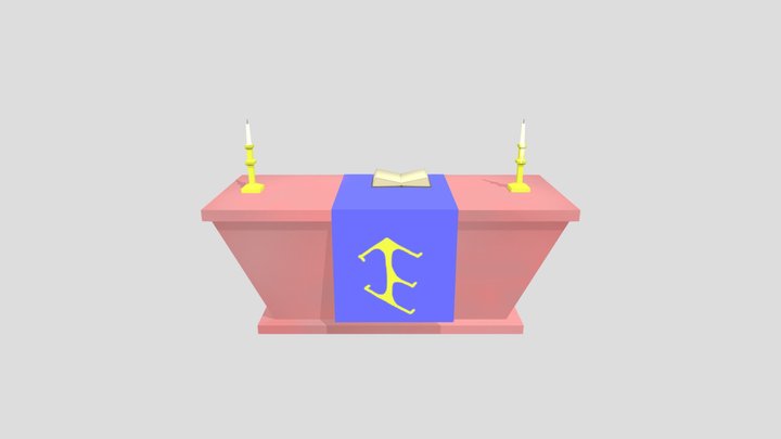 Prop Altar 3D Model