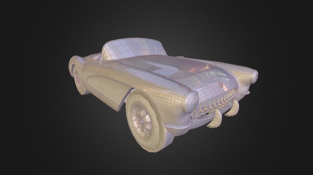 Corvette C1 3D Model
