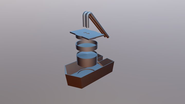 Bateau PopPop : FreeCad 3D Model